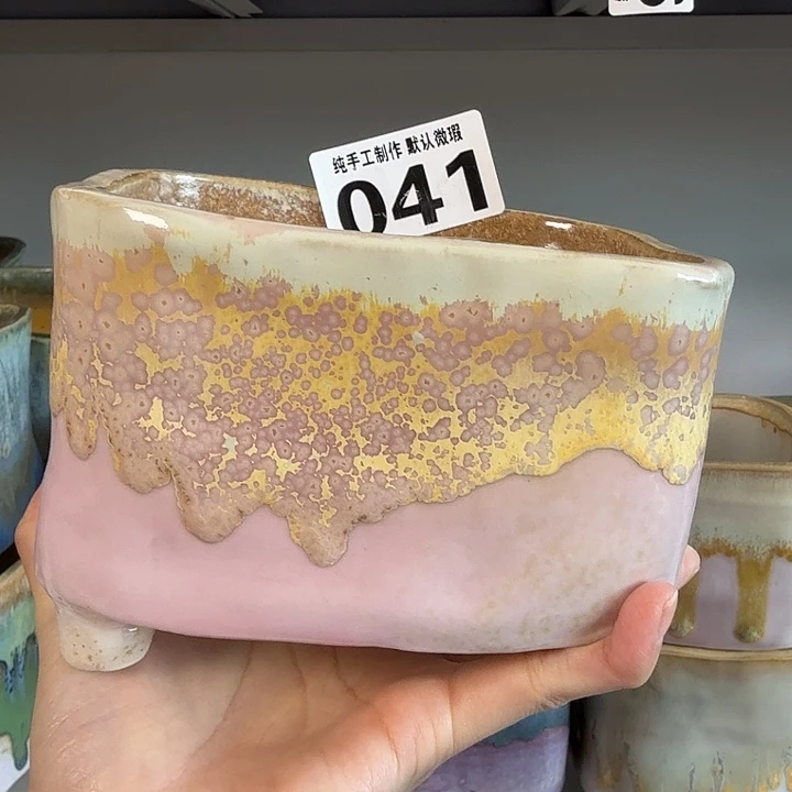 ****景德镇手工陶瓷盆 口12 长方形