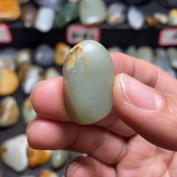 和田玉未镶嵌挂件75