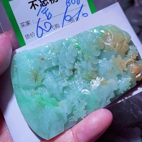 舍***得翡翠未镶嵌颈饰缅甸