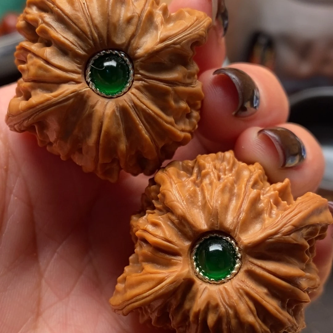 把件文玩核桃40尺全品磨盘狮子头