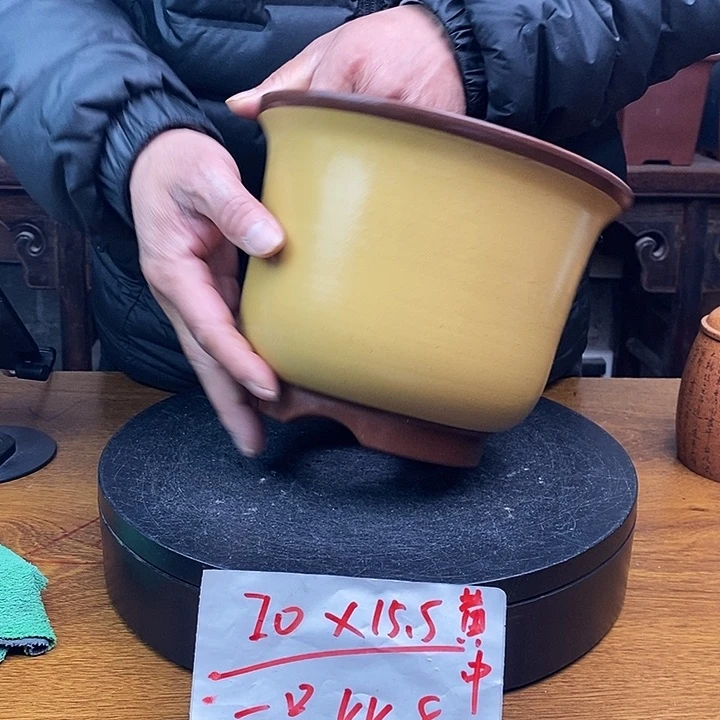 紫砂花盆货号一只KK8