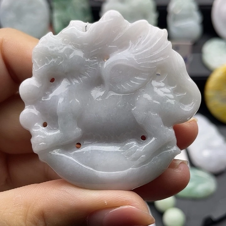 翡翠未镶嵌颈饰天然翡翠