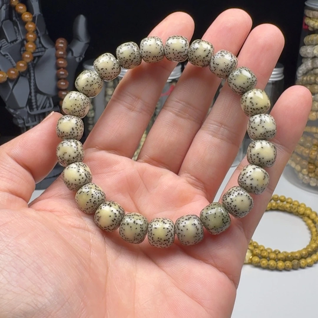 星月菩提手串10x9双留白老型单圈