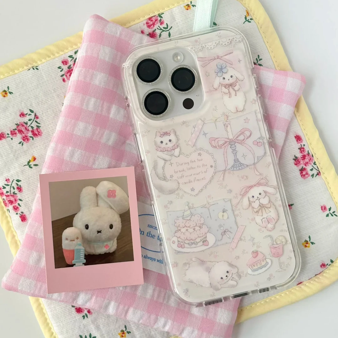 七壳子便利贴小兔适用苹果华为vivo小米oppo女款iphone15/16/14