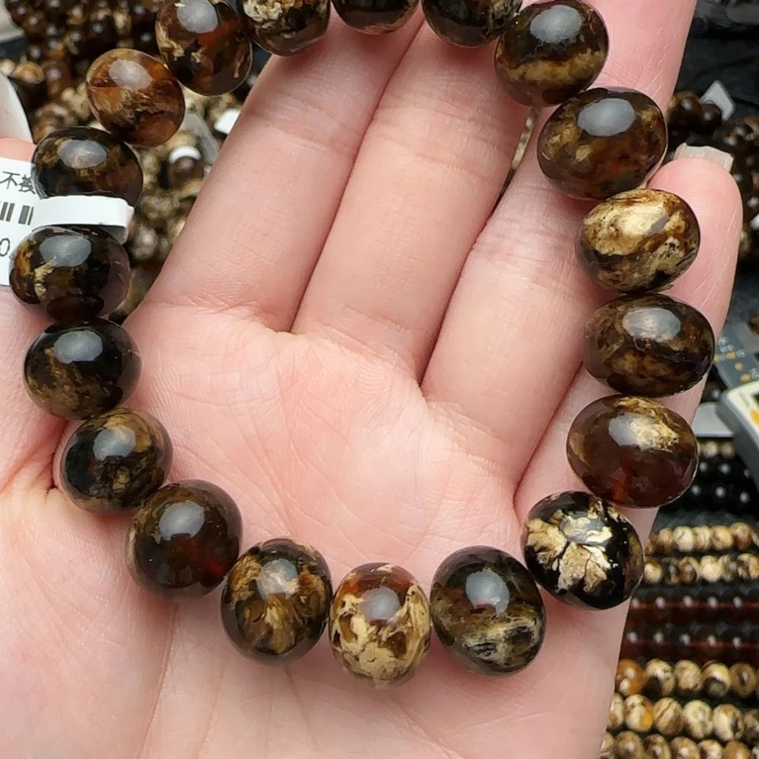 未镶嵌琥珀手串抚顺琥珀