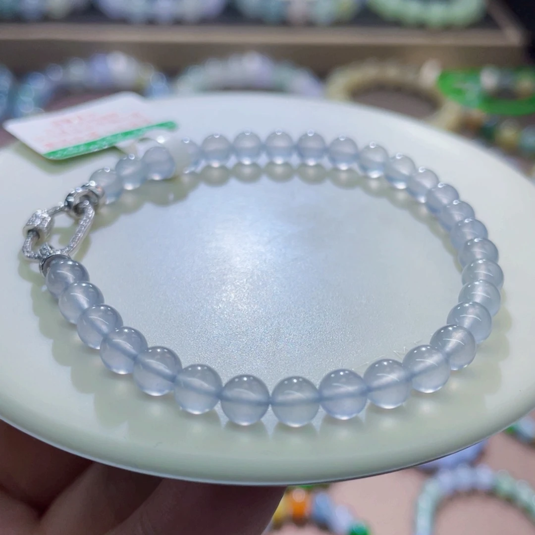 未镶嵌手链翡翠钢性十足黑钢