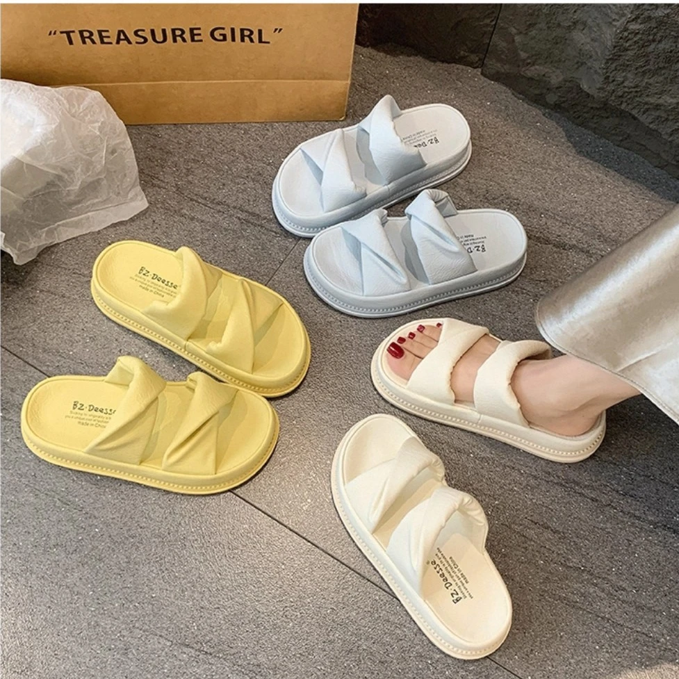 夏休闲款法式拖鞋女新款配裙子仙女风拖鞋T92