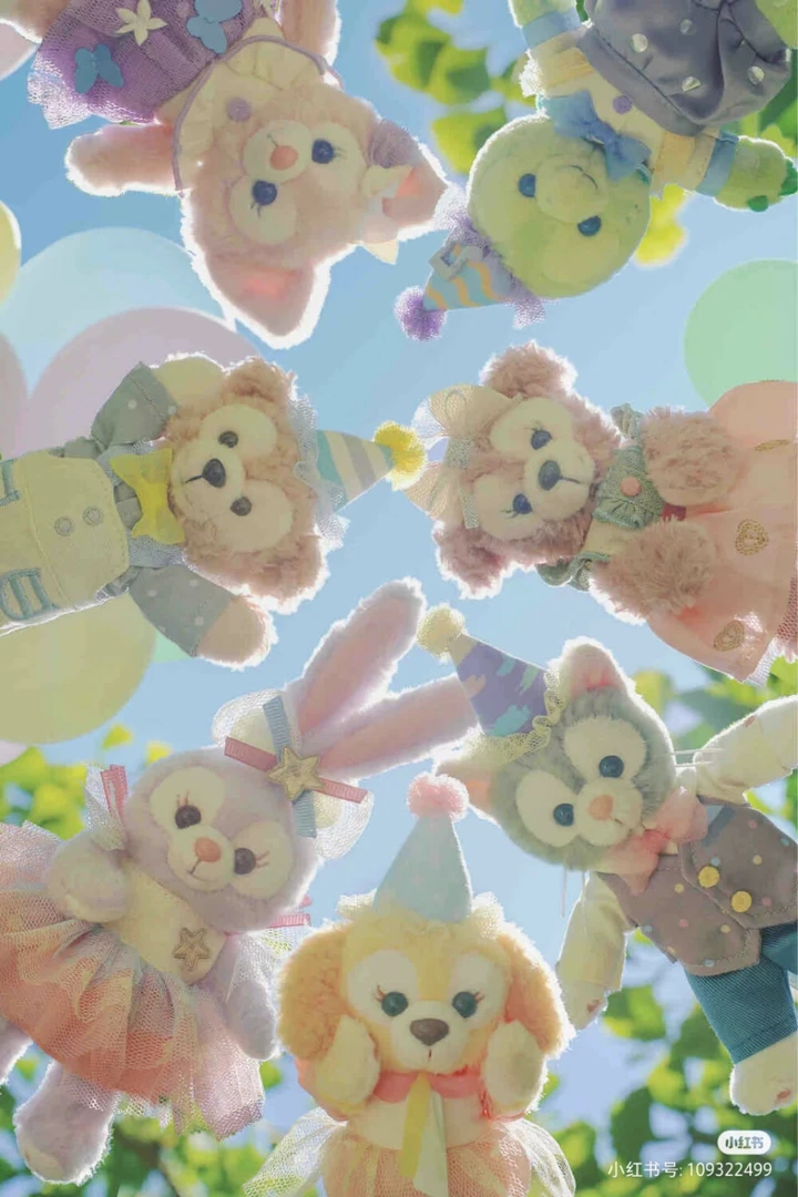 林间潮玩七宝玩偶挂件（明星版）