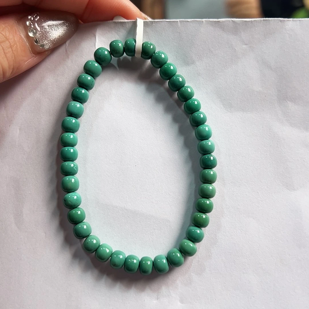 未镶嵌绿松石手串卡5➕
