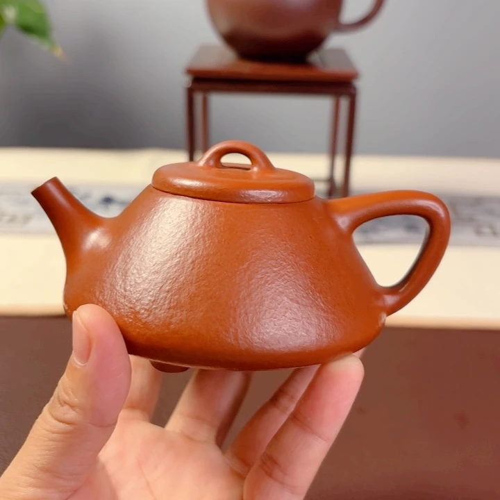 史***子紫砂壶子冶石瓢全手工制作