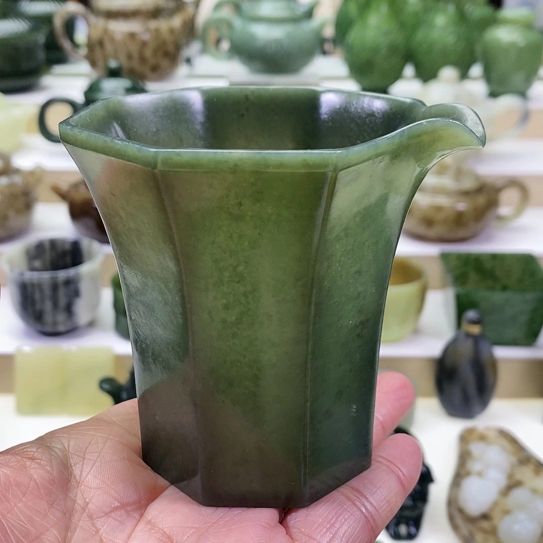 和田玉公道杯未镶嵌200ml