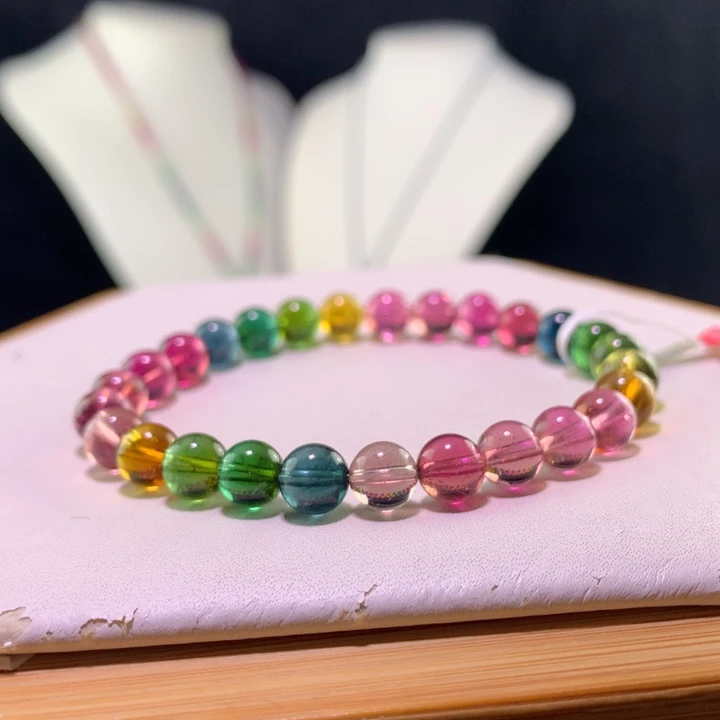 双色碧玺手链未镶嵌