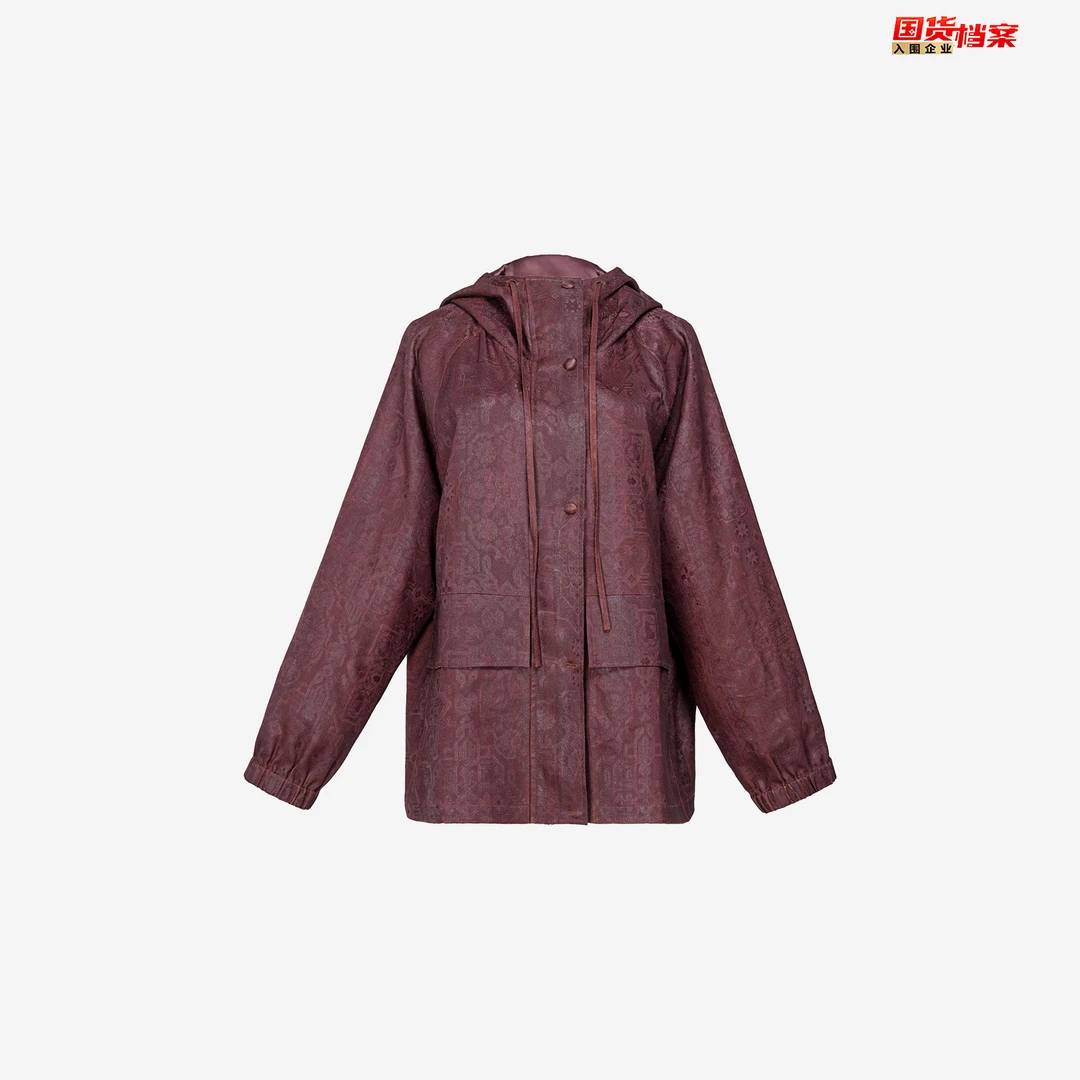 【万象有衣】六合天下-原创设计师款香云纱上衣帽衫-8857