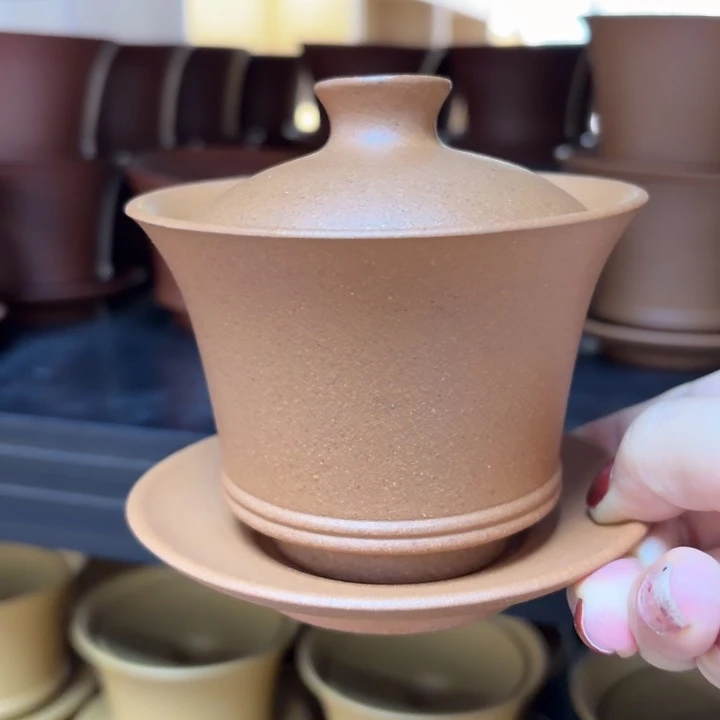 茶壶紫砂宜兴原矿老宕口黄金段