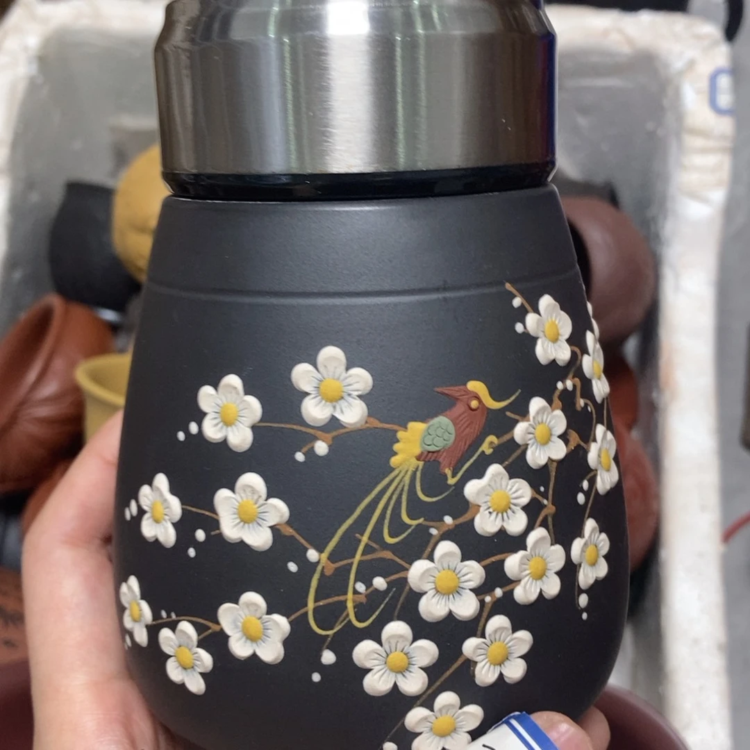 茶杯紫砂瑕疵不退不换的介意勿拍