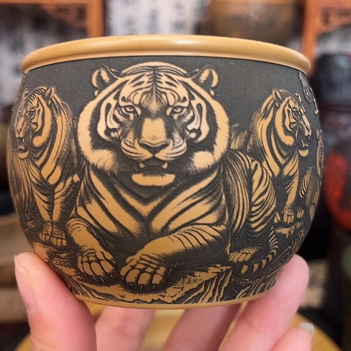 紫砂茶杯宜兴紫砂茶具正品