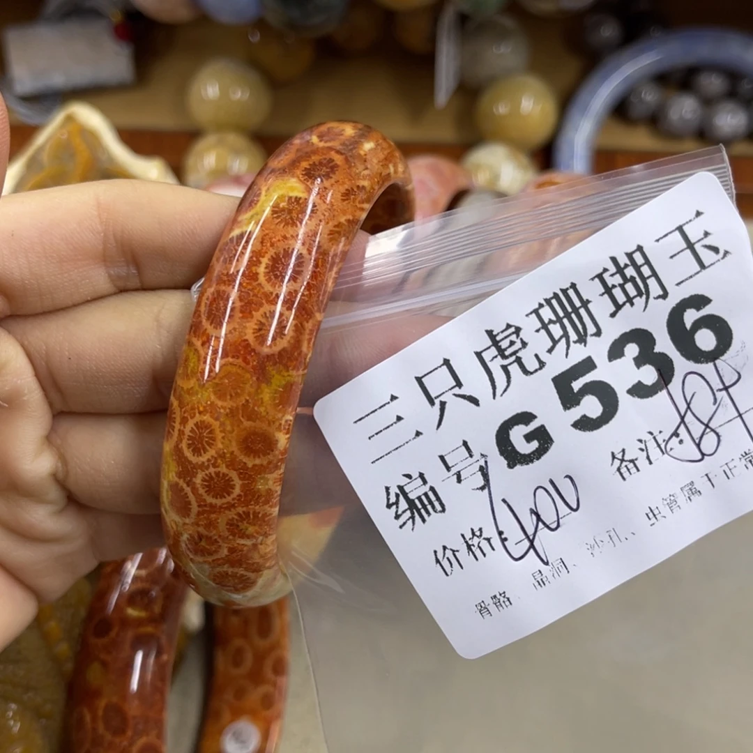斐***硅化珊瑚（珊瑚玉）未镶嵌h