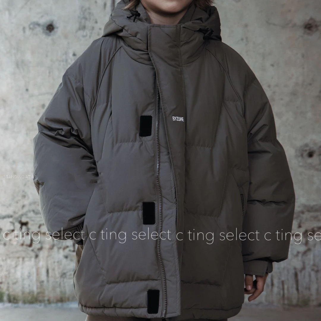 【C TING】2024冬季新款韩版设计师亲子装童装羽绒服外套