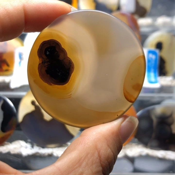 合金玛瑙/玉髓珠宝奇石91有瑕