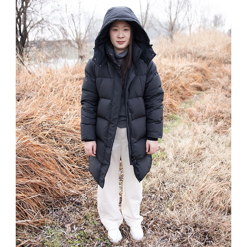 鸭绒天花板【新国标95白鸭绒】极寒系列25新款男女同款羽绒服中长款