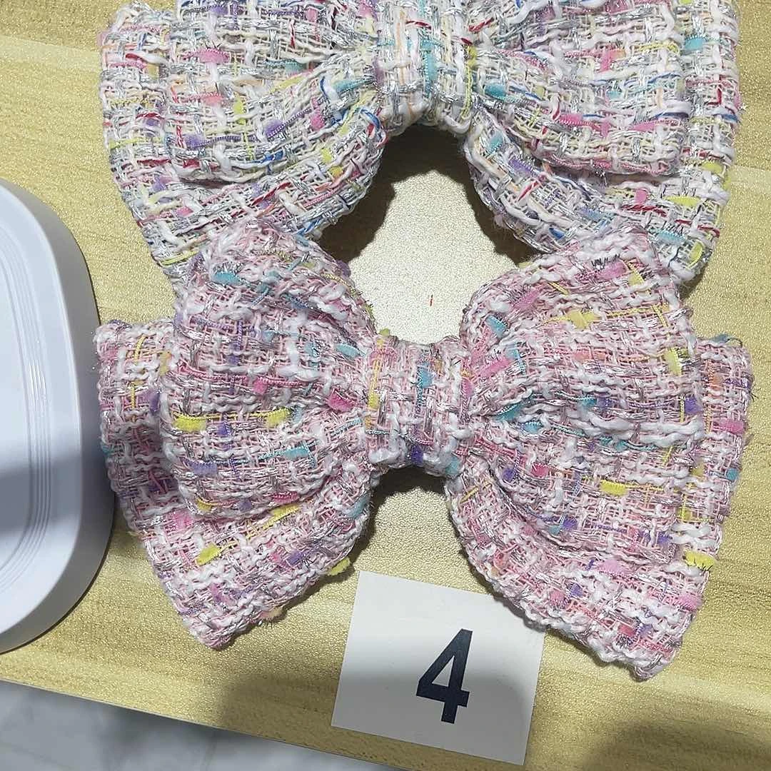 皮质铁合金蝴蝶结发夹
