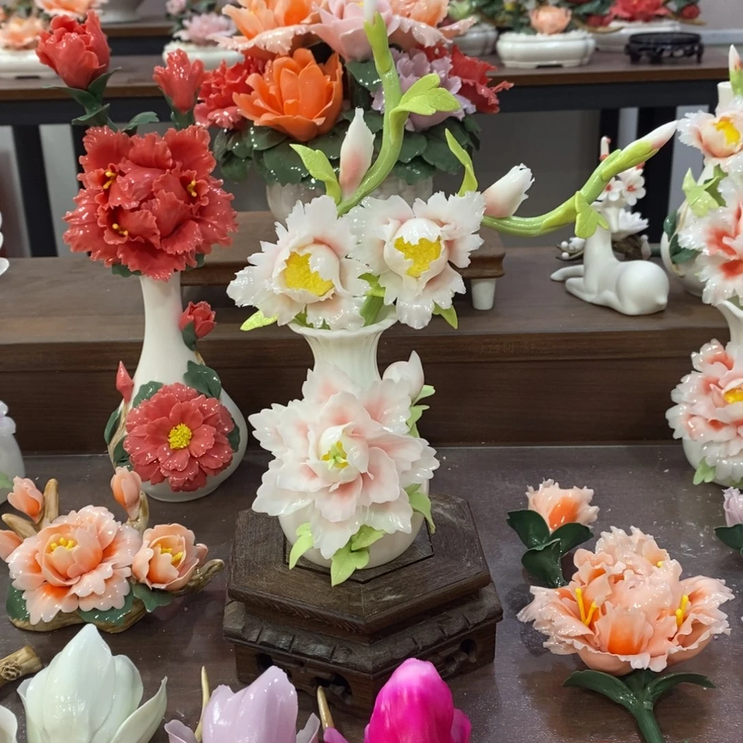 瓷片陶瓷工艺品摆件