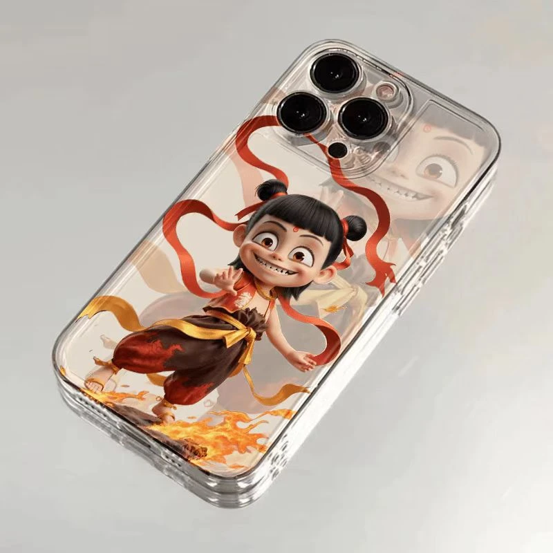 魔童2哪吒适用苹果16/15手机壳iPhone13promax防摔14小众12软套X