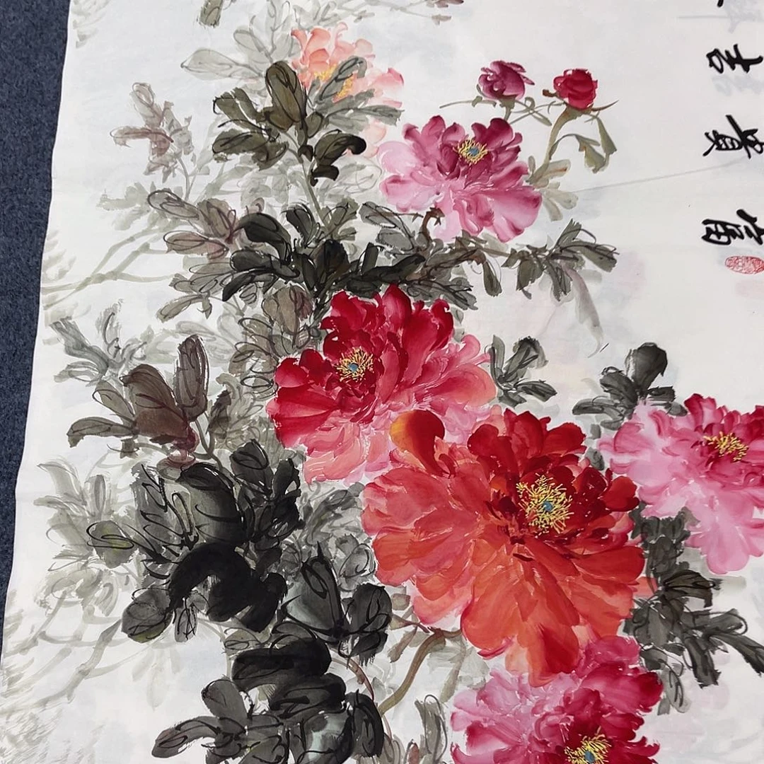 国画国画作品宣纸纯绘