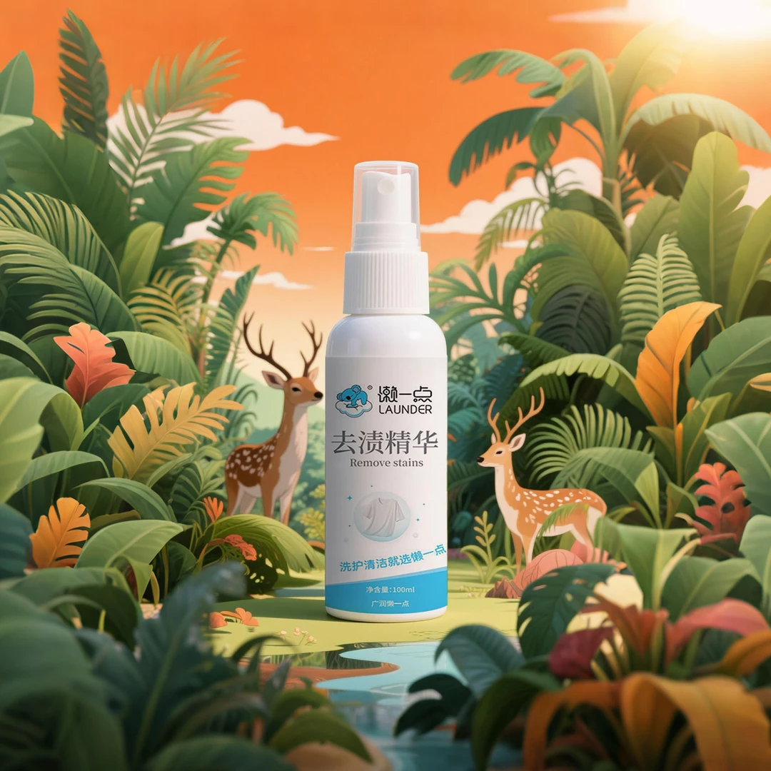 懒一点多效去渍精华 即时去渍 家庭必备去油渍笔渍果渍 懒人神器