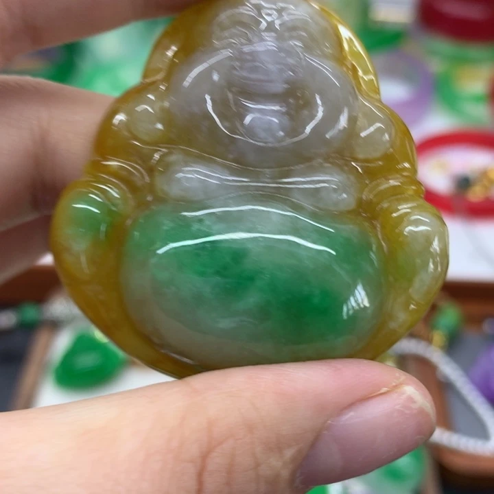 颈饰未镶嵌翡翠吊坠