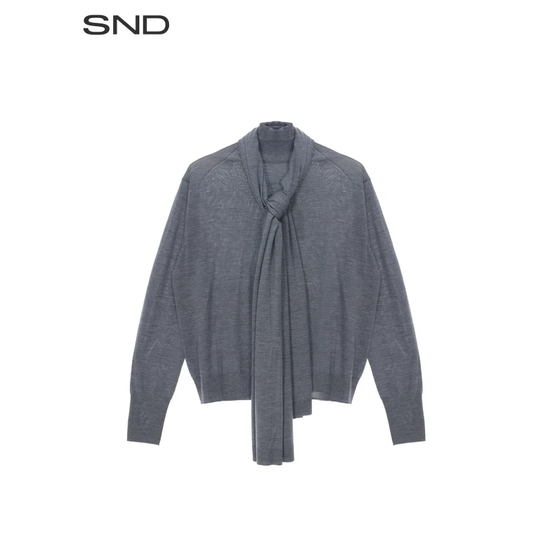 【对倒 设计师品牌】SND AW25 披肩高领ZZ衫女款