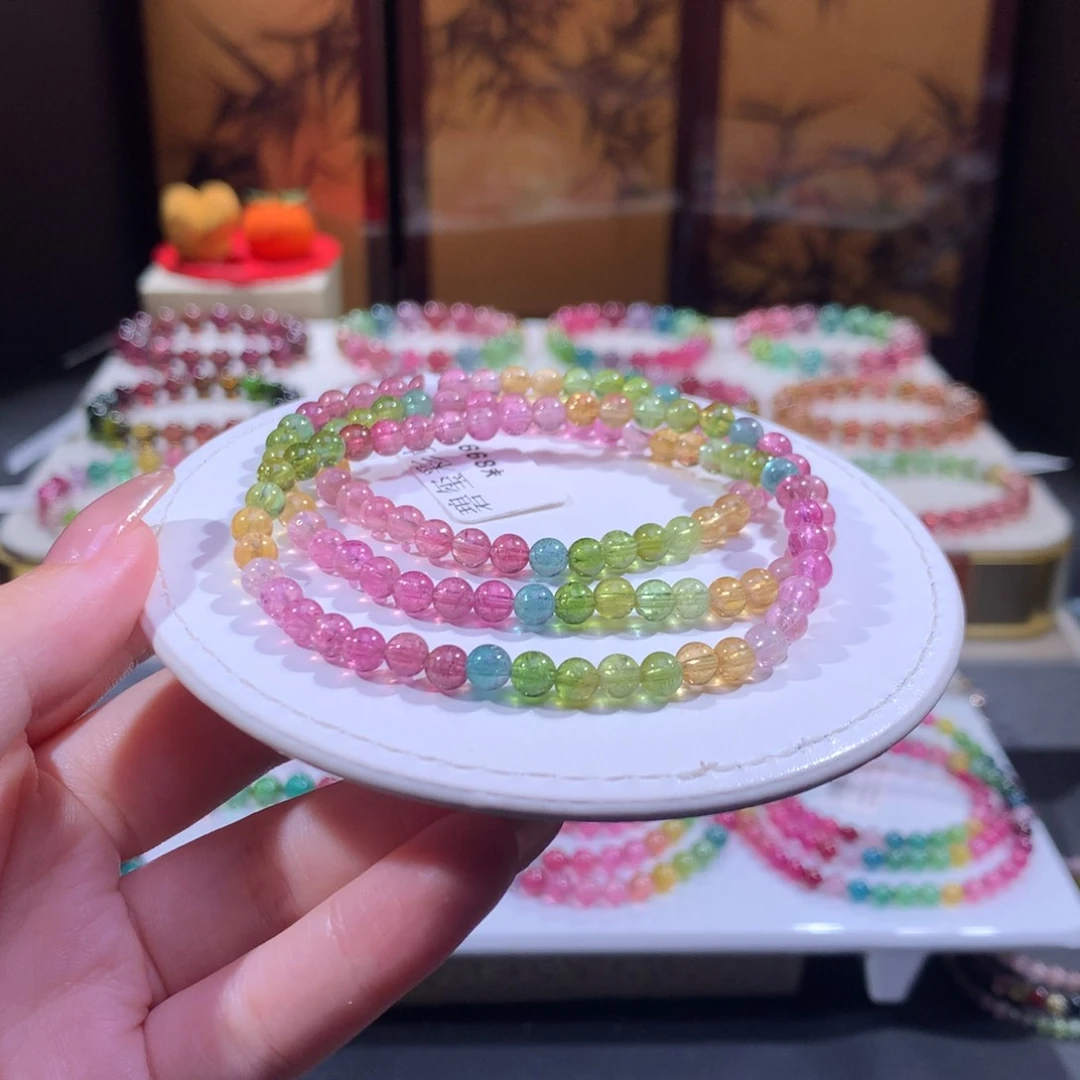 未镶嵌手链碧玺不退换