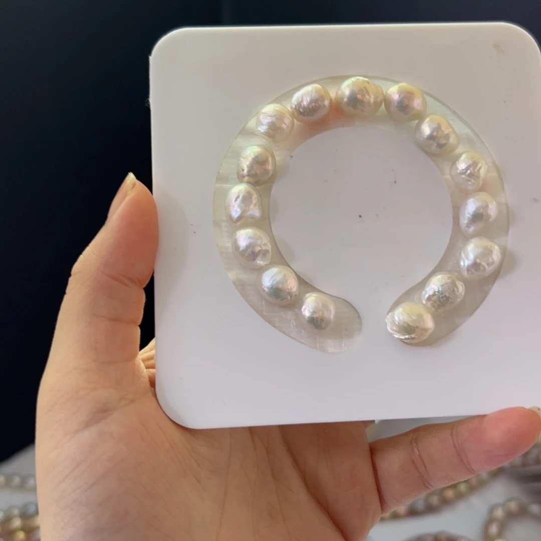 淡水珍珠手绳银S925镶嵌