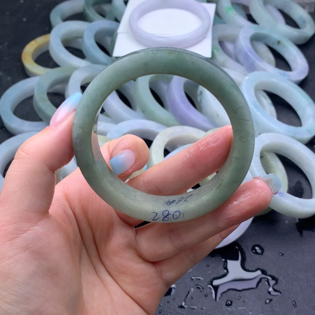 【闪购商品】未镶嵌手镯定制翡翠