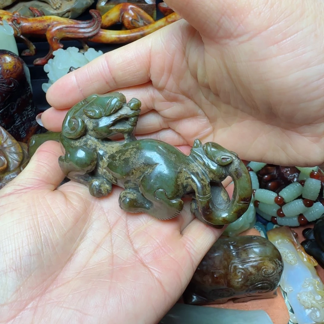 和田玉摆件未镶嵌王*