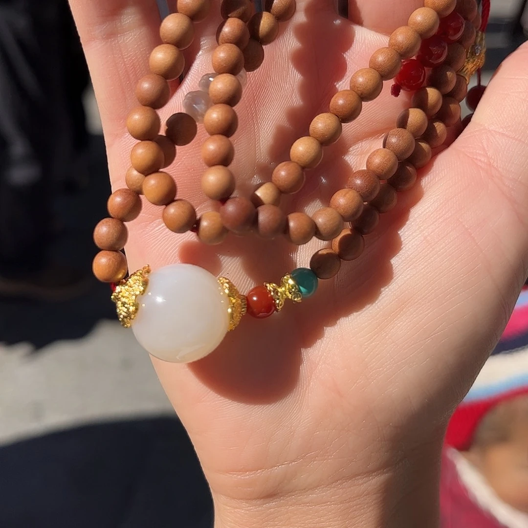 颈饰玻璃藏地朵朵