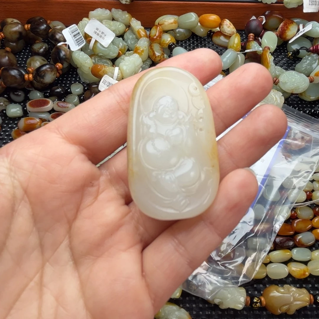 和田玉手链未镶嵌胖*