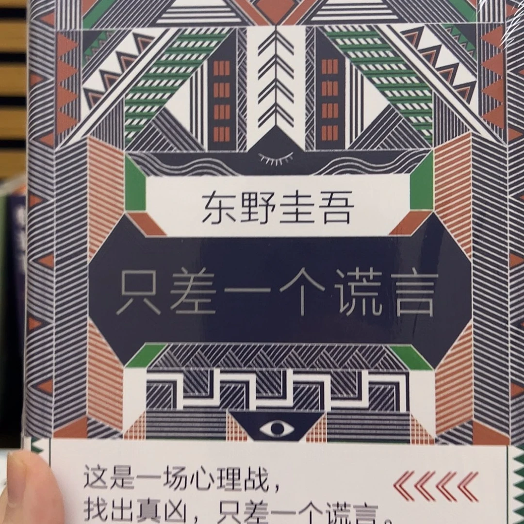 东野 只差一个谎言 精装