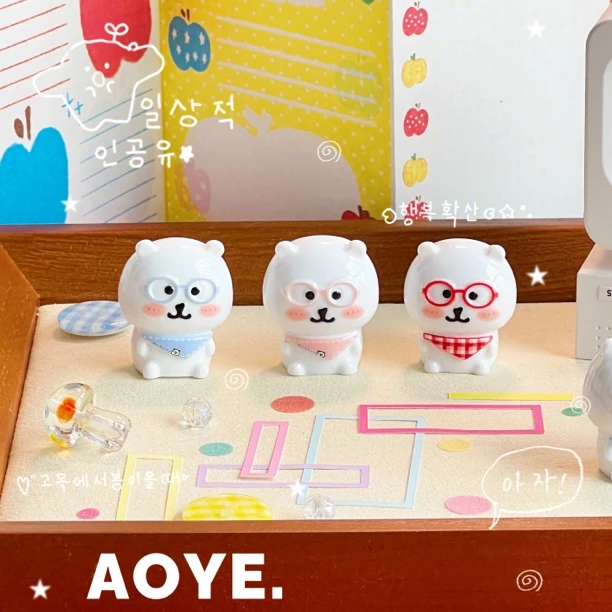 宝宝自嘲熊树脂配件（熬夜定制