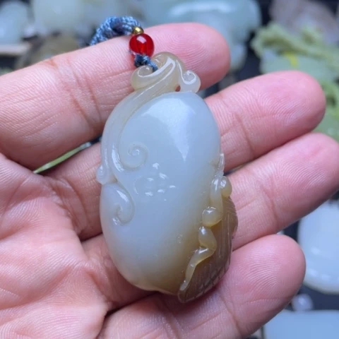 吊坠(不含链)未镶嵌和田玉