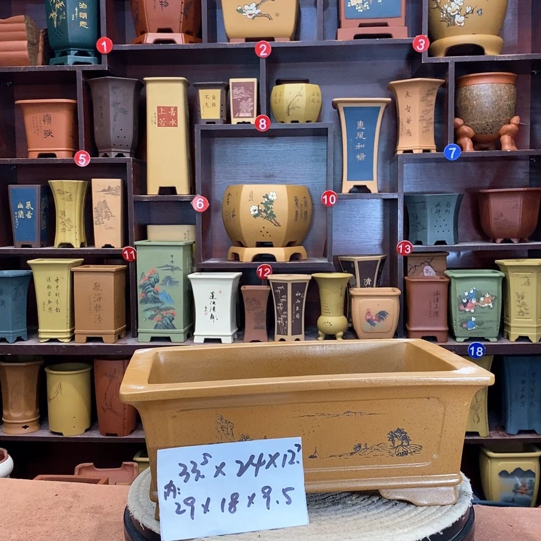 紫砂花盆紫砂花盆