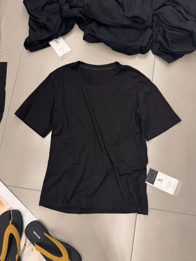 A8281【PINGJIE】2025高货时尚宽松休闲潮流舒适百搭洋气短袖