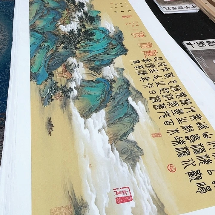 国画书画描金拓染金石传拓手写