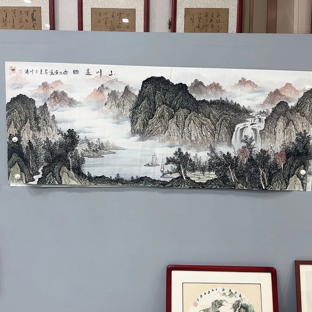国画国画作品多次入选