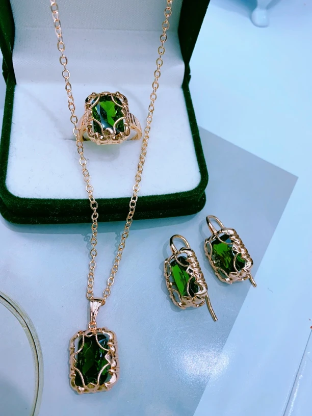 合金玻璃耳饰 maysirang 三件套 216号 tor gulluk