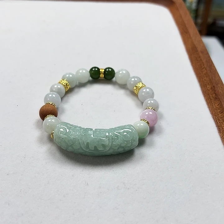 未镶嵌手链翡翠手串