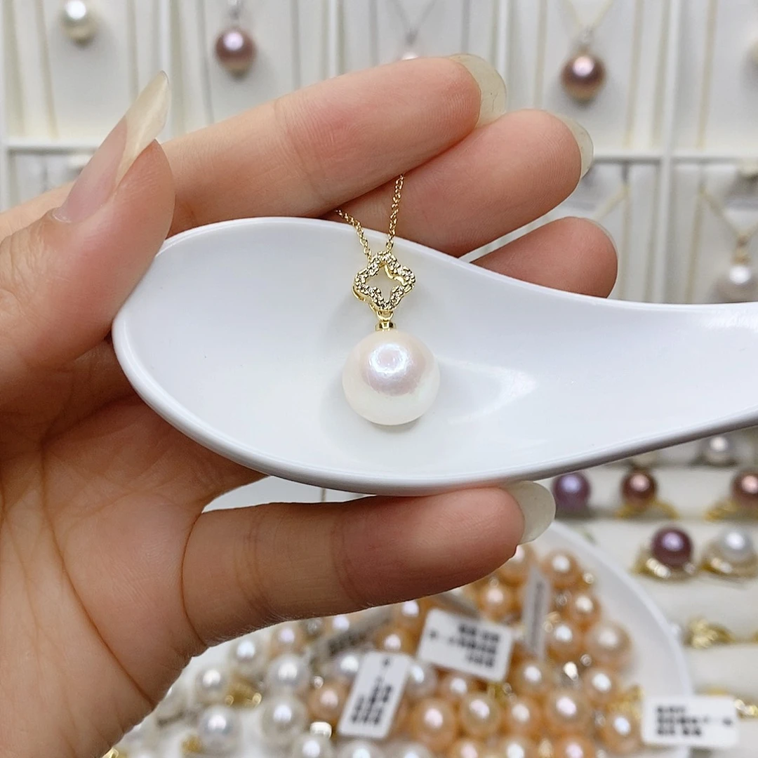 淡水珍珠未镶嵌吊坠(赠链)