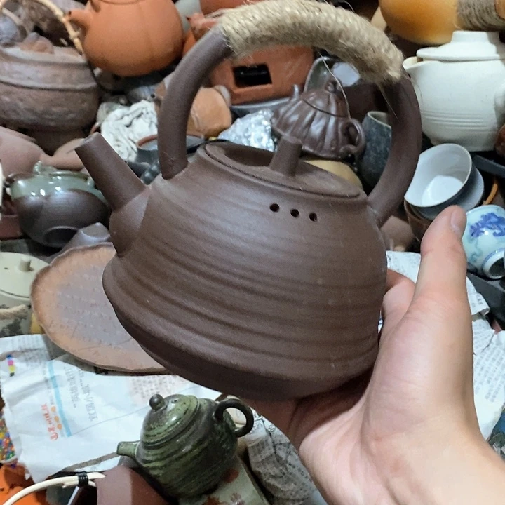 瓷片荷花绽放光芒……然后我们去看看