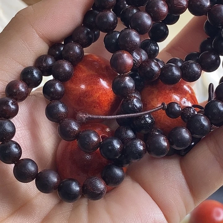 手串/手链贝壳空*花梨木，三姑娘