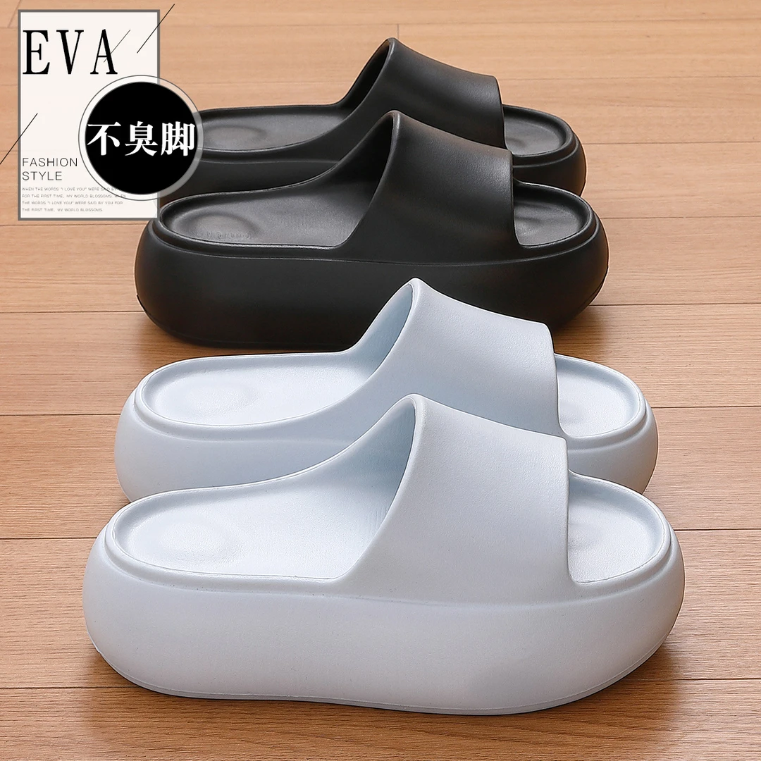 猫力【增高6CM】拖鞋女夏季网红新款厚底踩屎感百搭外穿透气凉拖鞋